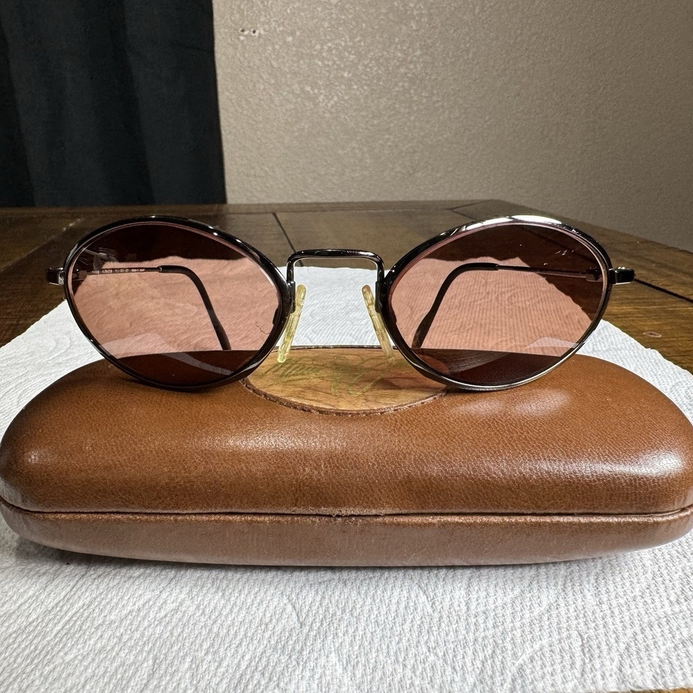 Maui Jim OAHU Flexon MJ-301-02 Gun Metal Gray Sunglasses Made In‎  Japan RARE